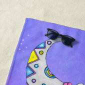 Extravagante Crescent Moons gegenüber hellen Farbe Strandtuch (Beispiel)