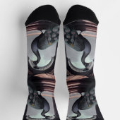 Extravagante Crew für Wasserfarben Socken (Oben)