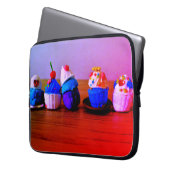 Extravagante Cupcakes Laptopschutzhülle (Vorderseite Links)