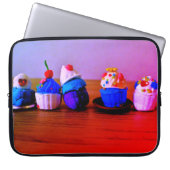 Extravagante Cupcakes Laptopschutzhülle (Vorderseite)
