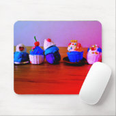 Extravagante Cupcakes Mousepad (Mit Mouse)