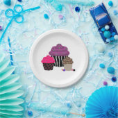 Extravagante Cupcakes Pappteller (Party)