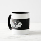 Extravagante DnT-Fahnen-Tasse Tasse (Vorderseite Links)