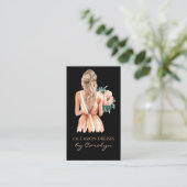 Extravagante Dress Wedding Seamstress Visitenkarte (Stehend Vorderseite)