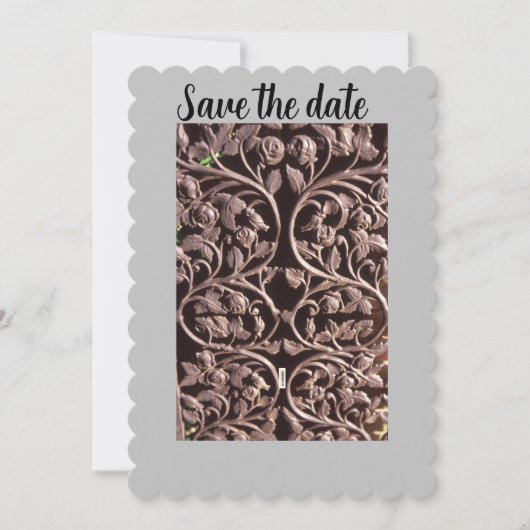 Extravagante Einladung (Vorderseite)