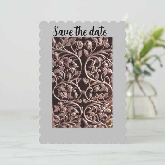 Extravagante Einladung (Stehend Vorderseite)