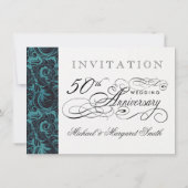 Extravagante Einladungen zum 50-jährigen Jubiläum  (Rückseite)