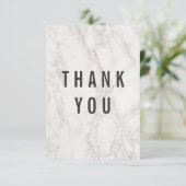 Extravagante elegante Marmorhochzeit danken Ihnen Dankeskarte (Stehend Vorderseite)