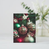 Extravagante elegante Viktorianische Weihnachtsbäl Feiertagspostkarte (Stehend Vorderseite)