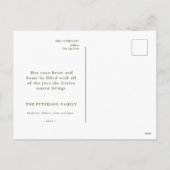 Extravagante elegante Viktorianische Weihnachtsbäl Feiertagspostkarte (Rückseite)