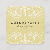 Extravagante Elemente | Änderung Quadratische Visitenkarte (Vorderseite)