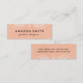 Extravagante Elemente Mini Visitenkarte (Vorne/Hinten)