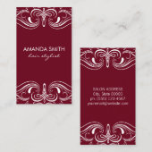 Extravagante Elemente Visitenkarte (Vorne/Hinten)