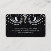 Extravagante Elemente Visitenkarte (Rückseite)