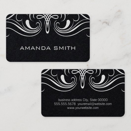 Extravagante Elemente Visitenkarte (Vorne/Hinten)