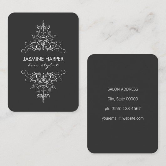 Extravagante Elemente Visitenkarte (Vorne/Hinten)