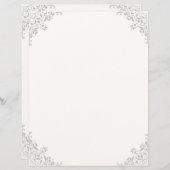 Extravagante Elfenbeinküste mit Corner-Schnörkeln (Vorne/Hinten)