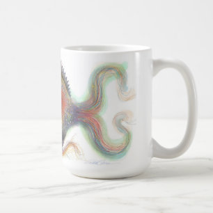 Extravagante Fantasie-Fisch-Tasse Kaffeetasse