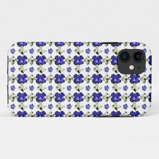 Extravagante Farbbilder, grau und blau Case-Mate iPhone Hülle (Rückseite (Horizontal))