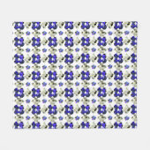 Extravagante Farbbilder, grau und blau Fleecedecke (Vorderseite (Horizontal))