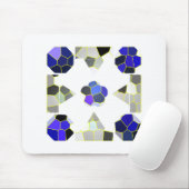Extravagante Farbbilder, grau und blau Mousepad (Mit Mouse)