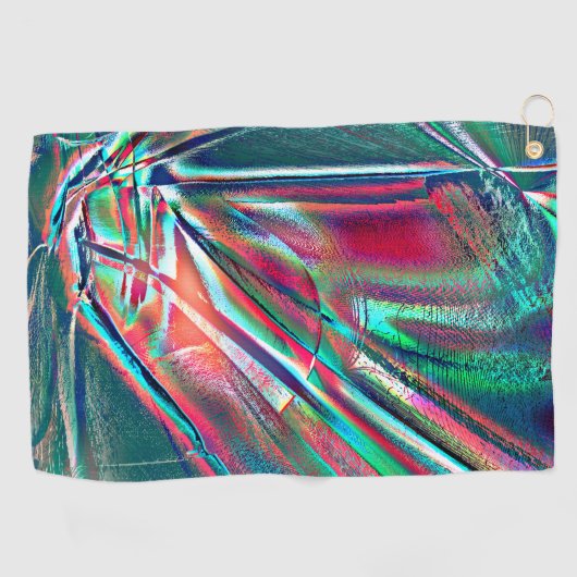 Extravagante Farben rot bis grün verblasst und dig Golfhandtuch (Horizontal)