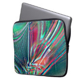 Extravagante Farben rot bis grün verblasst und dig Laptopschutzhülle (Vorderseite Links)