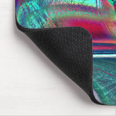 Extravagante Farben rot bis grün verblasst und dig Mousepad (Ecke)