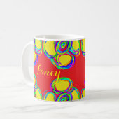 extravagante farbige Tasse (Vorderseite Links)