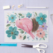 Extravagante Feder Seidenpapier (Handwerk)
