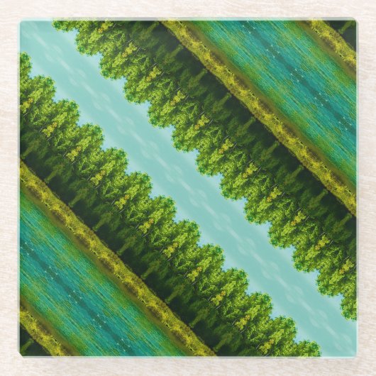 Extravagante, fett und hell glasuntersetzer (Vorderseite)