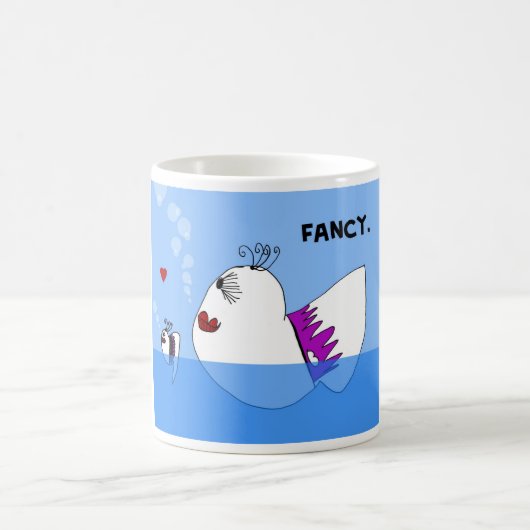 Extravagante Fisch-Kaffee-Tasse Kaffeetasse (Mittel)