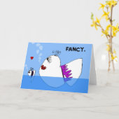 Extravagante Fischnotecard Karte (Gelbe Blume)