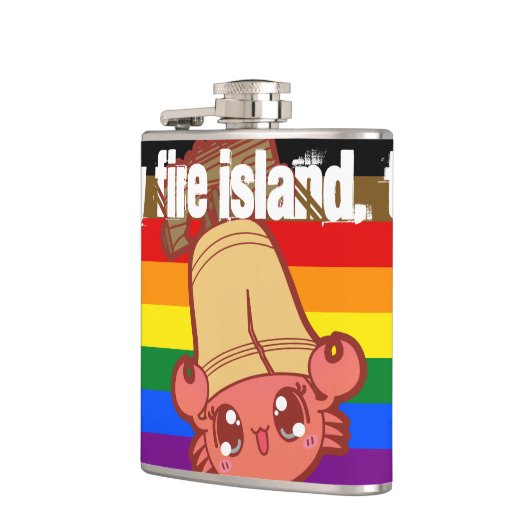 Extravagante Flasche.  Oh ja! Flachmann (Links)