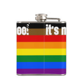 Extravagante Flasche.  Oh ja! Flachmann (Rückseite)