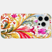 Extravagante florentinische Design Wasserfarben-Bl Case-Mate iPhone Hülle (Rückseite (Horizontal))