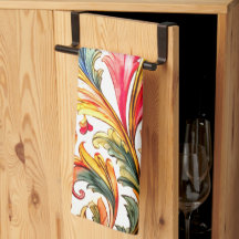 Extravagante florentinische Design Wasserfarben-Bl