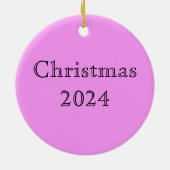 Extravagante florentinische Design Wasserfarben-Bl Keramik Ornament (Hinten)