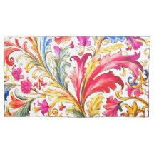 Extravagante florentinische Design Wasserfarben-Bl