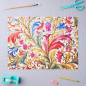 Extravagante florentinische Design Wasserfarben-Bl Seidenpapier (Basteln)