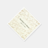 Extravagante Foliage Serviette (Ecke)