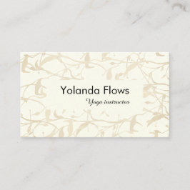 Extravagante Foliage Visitenkarte