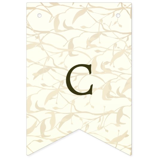 Extravagante Foliage Wimpelkette (Erste Fahne)