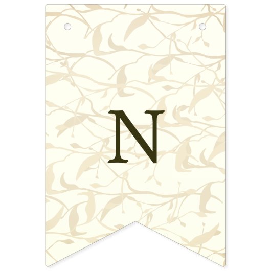 Extravagante Foliage Wimpelkette (Dritte Fahne)