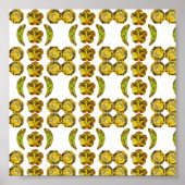 Extravagante Form Edelstein Poster (Vorne)