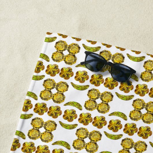 Extravagante Form Edelstein Strandtuch (Beispiel)