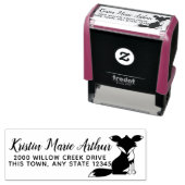 Extravagante Fox-Adresse Permastempel (Beispiel)