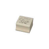 Extravagante Fox-Briefmarke Gummistempel (Stempel)