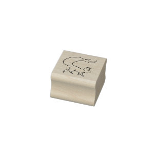 Extravagante Fox-Briefmarke Gummistempel