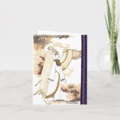 Extravagante Frauen - Ägyptische Göttin gedruckt Karte (Rückseite)